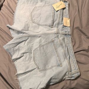 Light Wash Jean Shorts